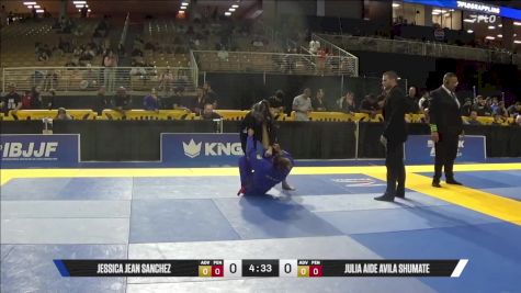 Julia Aide Avila Shumate vs Jessica Jean Sanchez 2025 Pan Jiu Jitsu IBJJF Championship