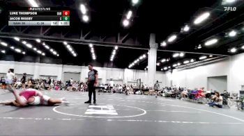 215 lbs Round 3 (6 Team) - Jacob Rigsby, Croatan vs Luke Thompson, Ga Misfits