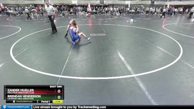 105 lbs Quarterfinal - Zander Mueller, Mollitium Wrestling Club vs Brendan Henderson, LaCrosse Area Wrestlers