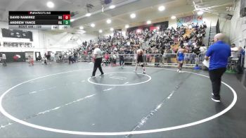 126 lbs Cons. Round 3 - Andrew Yance, Valencia/Placentia vs David Ramirez, Highland