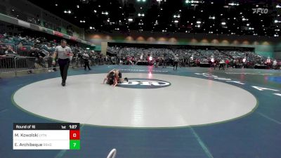 106 lbs Round Of 16 - Michael Kowalski, Layton vs Eli Archibeque, Rio Rancho