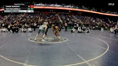 1A 138 lbs Cons. Semi - Shane Mangroo, Rosewood High School vs Rick Riccardella, Uwharrie Charter Academy