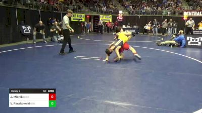 105 lbs Consy 2 - Joey Misnik, Neshaminy vs Vander Raczkowski, Belle Vernon