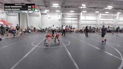 84 lbs Round 1 (8 Team) - Caleb Tsikerdanos, Warhawks vs Kayson McQuate, Mat Assassins Red