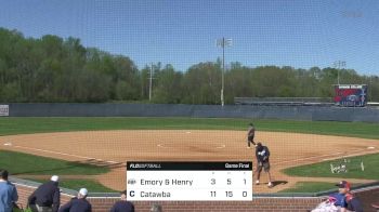 Replay: Emory & Henry vs Catawba | Apr 2 @ 2 PM