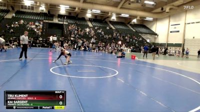 60 lbs Round 1 (8 Team) - Kai Sargent, Midwest Destroyers vs Tru Kliment, Kearney Matcats - Gold