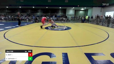 165 lbs Consi Of 64 #2 - Colton Bell, FL vs Jeremiah Johnson, NC