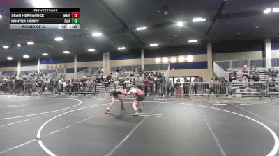 137 lbs Round Of 32 - Sean Hernandez, Mantanona TC vs Hunter Henry, Florence Outlaw WC
