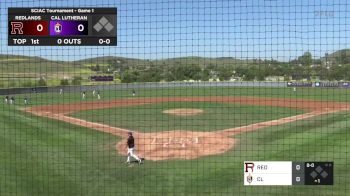 Replay: Redlands vs Cal Lutheran | May 7 @ 3 PM