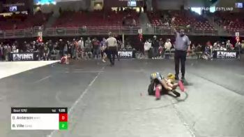 70 lbs Semifinal - Olivia Anderson, Wwbc vs Brody Villa, Pomona Elite