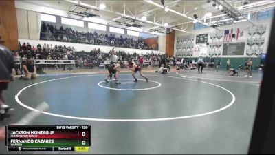 120 lbs Cons. Round 2 - Jackson Montague, Huntington Beach vs Fernando Cazares, Warren