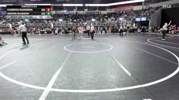 115 lbs Quarterfinal - Cameron Madderra, Nixa Youth Wrestling vs Ashton Glasgow, Glasgow Wrestling