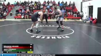 285 lbs Cons. Semi - Nate Stradley, Mount Vernon vs Brandon Weaver, Hilliard Darby