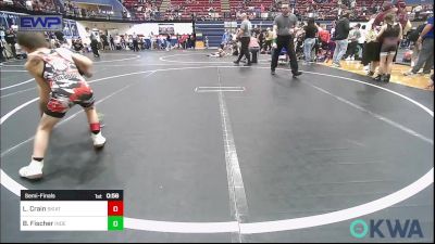 55 lbs Semifinal - Luke Crain, Skiatook Youth Wrestling vs Brian Fischer, Independent