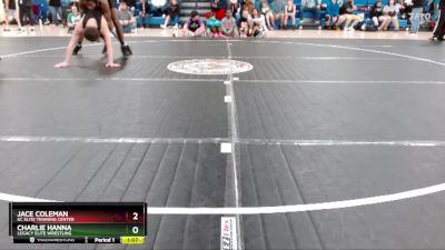 170 lbs Round 2 - Jace Coleman, KC Elite Training Center vs Charlie Hanna, Legacy Elite Wrestling