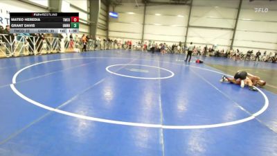 130 lbs Round 1 (9am Saturday) - Mateo Heredia, Team Cormier vs Grant Davis, Untouchables, MN