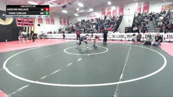 140 lbs Champ. Round 2 - Ivana Cuellar, Downey vs Ashlynn Wallace, Arlington