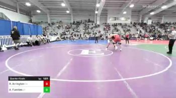 220 lbs Quarterfinal - Ryan Arrington, CA vs Angel Fuentes, UT