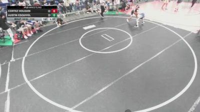 113 lbs Champ. Round 1 - Austin Esquivel, Canyon View vs Cortez Holguin, Centennial Corona