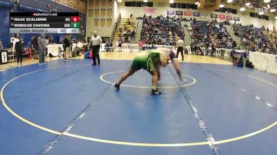 190 lbs Cons. Round 2 - Isaac Scalabrin, Ft Pierce Central vs Romulus Chatara, Oak Ridge