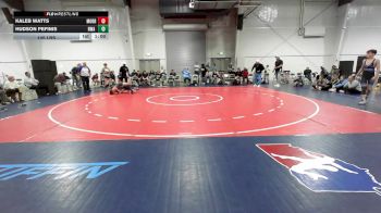 105 lbs Final - Kaleb Watts, Morris Fitness Black MS vs Hudson Pefinis, RWA Black MS