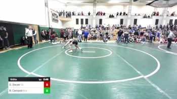 150 lbs Consi Of 16 #1 - Daniel Dwyer, Oliver Ames vs Brayden Campos, Bristol County/Dighton Rehoboth