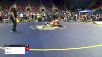 126 lbs Round Of 64 - Nathan Taylor, New Jersey vs Alex Braun, Minnesota