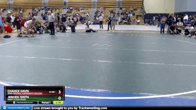 157 lbs Semifinal - Chance Davis, Iowa Central Community College vs Jeroen Smith, Saint Cloud State