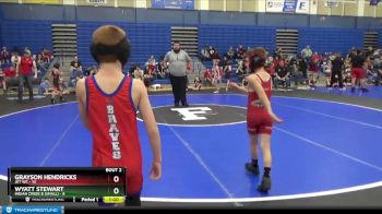 63 lbs Semis (4 Team) - Isaiah Schrader, Indian Creek B (small) vs Drake Landis, Jet WC