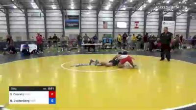 70 kg Round Of 128 - Gabriel Onorato, Pennsylvania RTC vs Nicholas Stoltenberg, Nebraska Wrestling Training Center