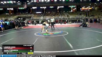 160 lbs Cons. Round 2 - Danilo Degarcia, Treasure Coast vs Landon Hicks, North Paulding