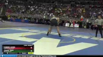 Cons. Round 1 - Caiden James, Lincoln Southeast vs Chase Timm, Bellevue East
