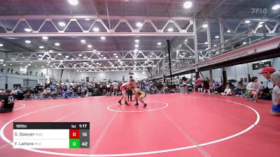 192 lbs Quarterfinal - Greg Sawyer, Revival X vs Franco Lattore, PA Alliance HS