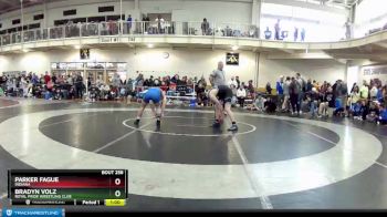 120 lbs Cons. Round 3 - Parker Fague, Indiana vs Bradyn Volz, Royal Pride Wrestling Club