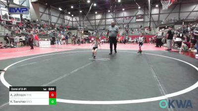 45 lbs Consi Of 8 #1 - Adonis Johnson, Pitbull Wrestling Academy vs Kevin Sanchez, Sperry Wrestling Club