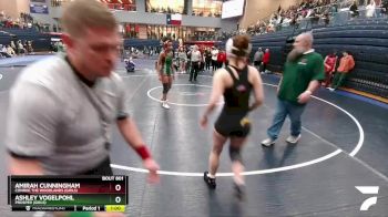 138 lbs Cons. Semi - Ashley Vogelpohl, Prosper (Girls) vs Amirah Cunningham, Conroe The Woodlands (Girls)