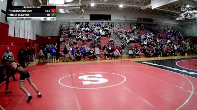 138 lbs Cons. Semi - Ollie Clayton, Plum And O`Block vs Tristan Snyder, Greater Latrobe