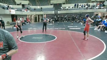 121 lbs Round 1 (4 Team) - Meison Tollefson, Decorah, IA vs Evan Boesch, Centennial, MN