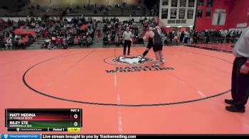 285 lbs Cons. Semi - Riley Ste, EDWARDVILLE (HS) vs Matt Medina, St. Charles (EAST)