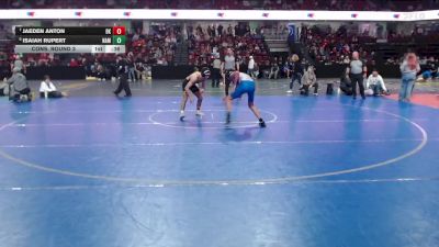 132 lbs Cons. Round 3 - Jaeden Anton, Bishop Kelly vs Isaiah Rupert, Nampa