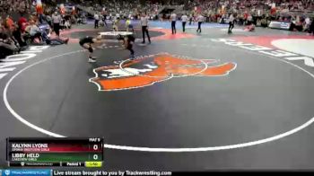 Champ. Round 1 - Libby Held, Lakeview Girls vs Kalynn Lyons, Omaha Westview Girls