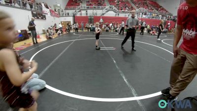 46 lbs Consi Of 8 #2 - Kannon Anderson, Comanche Takedown Club vs Baker Johns, Perry Wrestling Academy