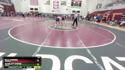 120 lbs Champ. Round 2 - Scarlett Dodge, Borah vs Ella Corner, Caldwell