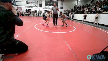 85 lbs Semifinal - Jeremiah Bell, Tulsa North Mabee Stampede vs Brighton Horawa, Verdigris Youth Wrestling