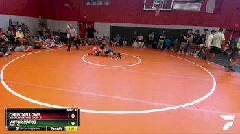 110 lbs Round 3 (6 Team) - Victor Matos, WAR vs Christian Lowe, Pirate Wrestling Club