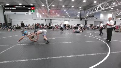 120 lbs Round 5 (6 Team) - Issac Torres, JV All Stars vs AJ Kane, Steller Trained Seripas