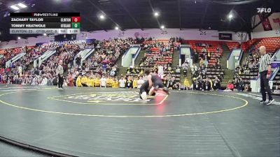 120 lbs Quarterfinals (8 Team) - Tommy Heatwole, LakeVille Memorial HS vs Zachary Taylor, Clinton HS