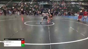 106 lbs Prelims - BRAD ORTNER, Missouri Valley Wrestling Club vs Ethan Diaz, Raptors