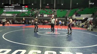 6A 215 lbs Quarterfinal - Broc Righter, Gardendale Hs vs Javon Wells, Pinson Valley