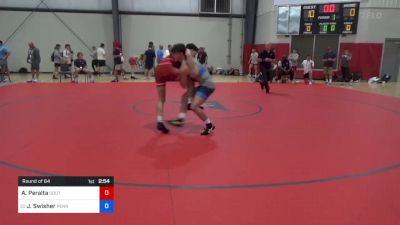 70 kg Round Of 64 - Alec Peralta, Southern Illinois Regional Training Center vs Jude Swisher, Pennsylvania RTC